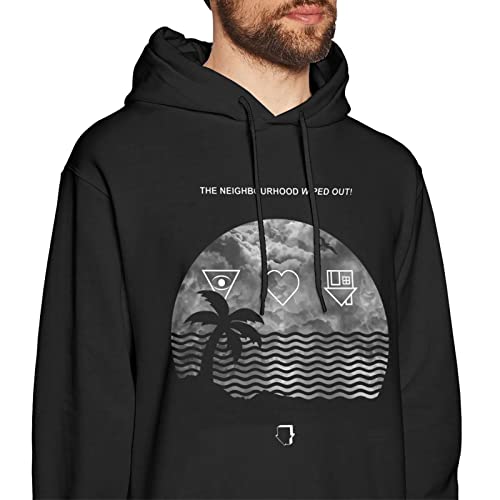 The Neighbourhood Wiped Out I Love You Hoodie Boys Casual Long Sleeve Sweatshirt Hooded Black #TOP1