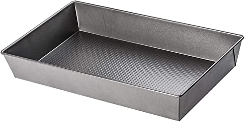 Moule à gâteau rectangulaire en acier avec revêtement anti-adhésif - 39,5 x 23,5 x 6 cm Cover