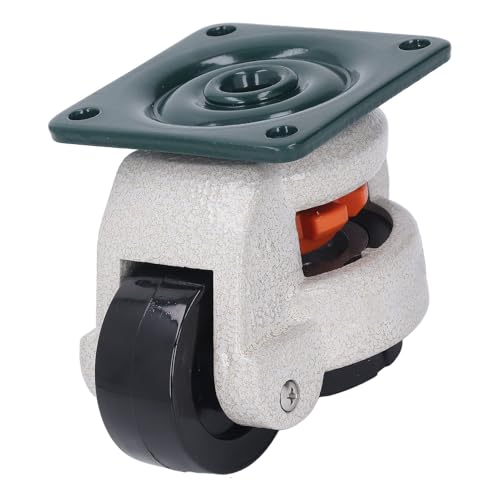 Support en caoutchouc et nylon de 51mm avec roue réglable robuste de 2200LBS - 5