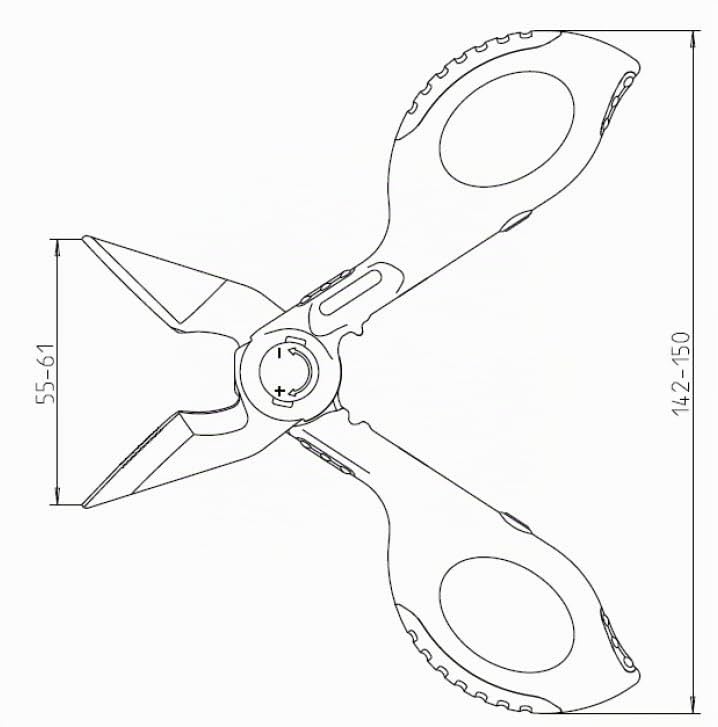 Novedad 2026 Intercable tijeras profesionales de electricista F1 16020 serie limitada neón