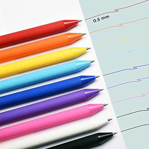 KaCo Pure Assorted colour Gel Pens (Pack of 10 Assorted Color Pens ...