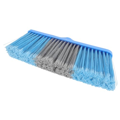 minkissy Ergonomic Handle Broom Head for Kitchen Replaceable Sweeper Broom Parts for