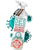 Mapeau CPAP Desinfektion Spray, 500ml Geruchlos Silikon Desinfektionsmittel für CPAP Reiniger und Sauerstoffzubehör aus Silikon, Gummi, Kunststoff