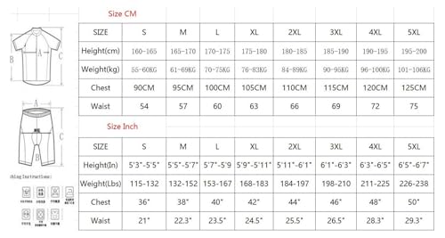 RDCYCLIST Retro Equipo Conjunto Maillot Ciclismo Para Hombre, Camiseta Ciclismo MTB Transpirable Culotte Corto Secado Rápido Paddad (3XL - imagen 6