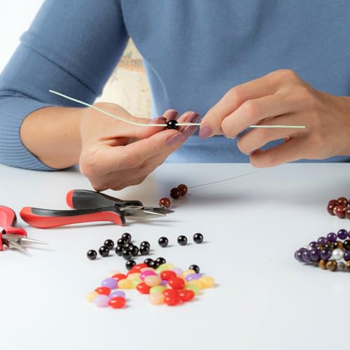 Cordón de PVC transparente de colores para tejer 200 pulseras cómodas y duraderas 7