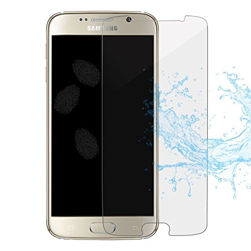 Image of Click to see full view Galaxy S6 Screen Protector, [Bubble-Free][HD-Clear][Anti-Scratch][Anti-Glare][Anti-Fingerprint] Premium Tempered Glass Screen Protector for Samsung Galaxy S6,-[3Pack]