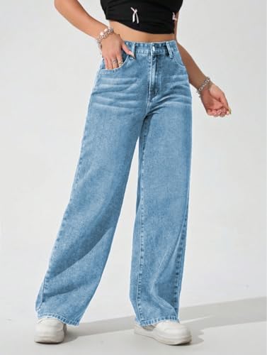 Image of Ben Martin Baggy Jeans for Women || Women,s Loose Jean Pants || Oversized Jean's for Women's || Wide Leg Jean,s for Woman || Casual Jins for Woman's || Loose Jin Pant for Woman,s 2-BM-JJ33