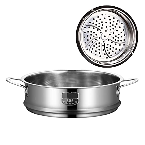 WNXGNHO Sartenes Universales para Vaporera Cesta para Cocinar Rejilla para Cocinar Acero Inoxidable para Albóndigas Pescado Verduras Pollo