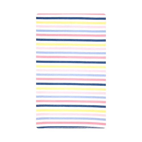 Image of Hudson Baby Infant Girls Cotton Flannel Burp Cloths, Flowers And Strawberries, One Size