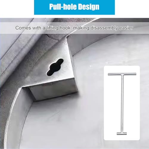 Couvercle septique invisible renforcé en acier de qualité supérieure - 4