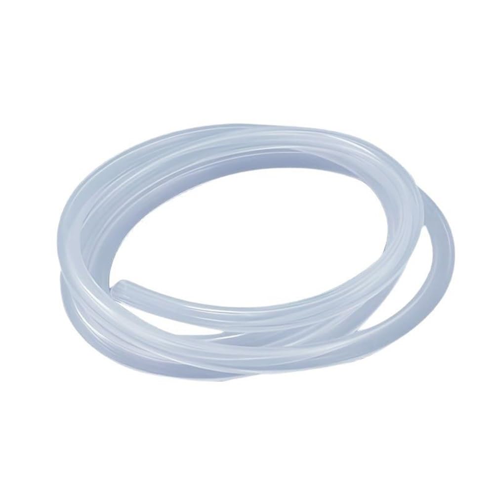 Gohapy One Color Flexible Hollow Tube Clear Industrial Transfer Rubber Tubing, Food Grade Silicone Anti-Aging Hose Length 1M 5M 1 Piece(1Meter*1.5Mm*3.5Mm)