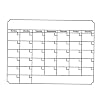 Droog wissen maandelijkse kalender set magnetische kalenders voor koelkast wit bord wekelijkse keuken koelkast planner