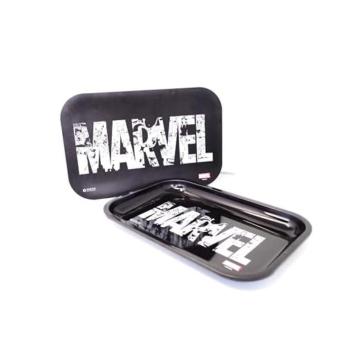 Storage 2.0 - Bandeja de Almacenamiento con Tapa magnética de Marvel Color Negro