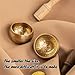 Tibetan Singing Bowl Set (Mini),Hand Hammered In Nepal For Yoga, Meditation, Mindfulness, Energy Healing & Chakra Balancing, Himalayan Sound Bowl, Exquisite Feng Shui Meditation Bowls