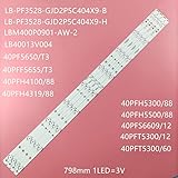 Accesorios DIRIGIÓ Tiras de retroiluminación for Philips BDM4065UC / 00 40put6400 / 12 40put6400 / 60 Barras Gj-dledii p5-400-D409-V7 Reglas de Bandas 2K15-D2P5-395 (Color : 4PCS 1TV) Accesorios DIRIGIÓ Tiras de retroiluminación for Philips BDM4065UC / 00 40put6400 / 12 40put6400 / 60 Barras Gj-dledii p5-400-D409-V7 Reglas de Bandas 2K15-D2P5-395 (Color : 4PCS 1TV)