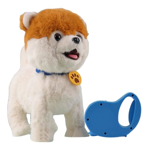 Favorisce il legame interpersonale: i movimenti delicati e reattivi del cucciolo di peluche interattivo con corsa creano un'atmosfera rilassante, favoriscono la pazienza e il relax e consentono di costruire una vera connessione emotiva con il cane robot realistico.