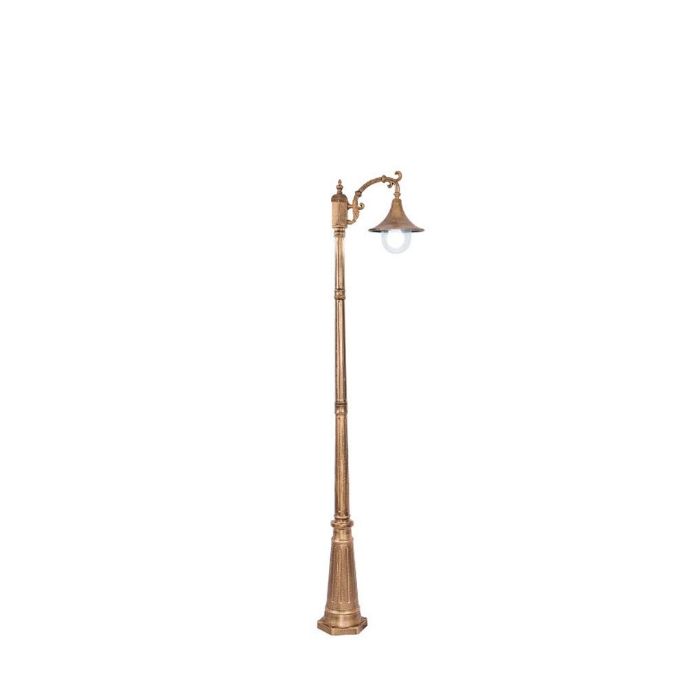 Produttori creativi europei di lampade da giardino Custom Outdoor Community Park High Pole Road Light Impermeabile Villa Doppia testa Luci paesaggistiche, Luci da palo per esterni Illuminazione paes