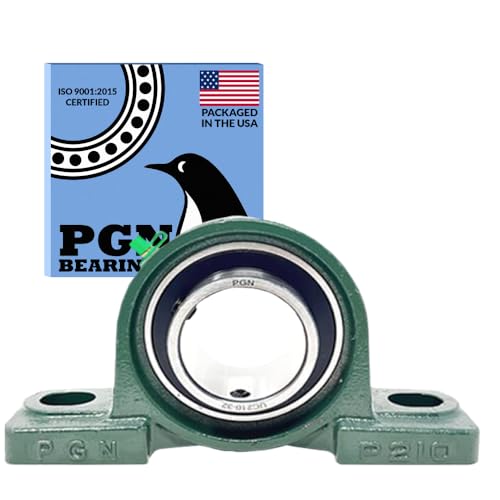 PGN UCP210-32 (1 Pack) Pillow Block Bearing - 2" Bore Self-Aligning