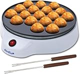 StarBlue - Máquina Para Hacer Takoyakis Con Tenedores Especiales, Fácil Y Sencillo, Para Bolitas De Pulpo Japonesas, Ac 220-240 V, 50/60 Hz, 650 W, Enchufe Europeo