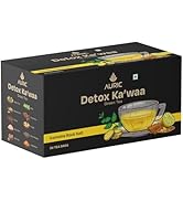 AURIC Desi Kahwa Green Tea | 8 Real Ayurvedic Herbs & Rock Salt | 100% Natural, Non-GMO | Immunit...