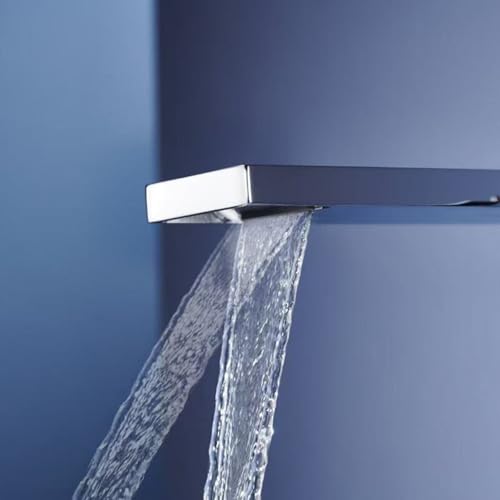 Robinet mitigeur encastré anti-éclaboussure avec jet cascade
