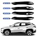 LUNQIN Car Door Handle Cover for Hyundai Tucson 2022 2023 2024 2025 2026，Santa Cruz 2022-2026 Hybrid Auto Exterior Accessories Handle Protectors Covers Wrap Decoration ABS Gloss Black