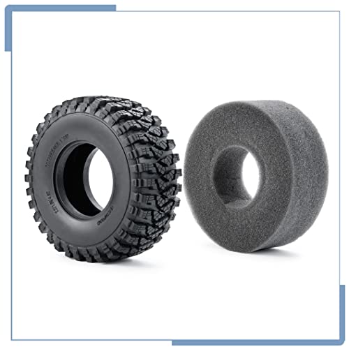 Pneus RC crawler 2.2 caoutchouc 125mm 1/10 SCX10 RR10 D90 - 2