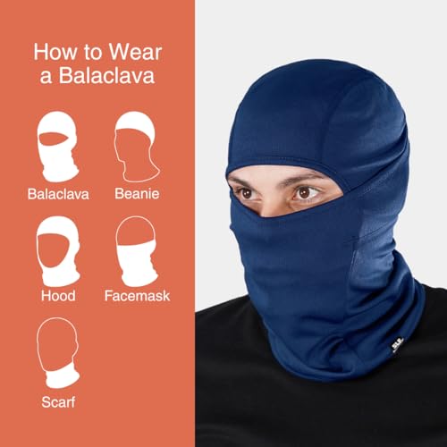 Image of SLEEFS Balaclava Face Mask Men & Women - Loose Fit, Breathable Ski Mask Shiesty for Football, Cycling - All Weather Use