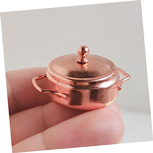 ERINGOGO Miniatur Kochtopf Für Kochgeschirr Zubehör Für Miniaturküchen Für Kreative Rollenspiele Und Dekoration