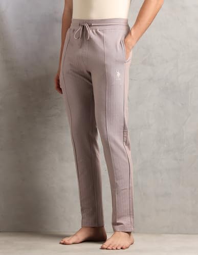 Image of U.S. POLO ASSN. Mens PR003 Chevron Cotton Stretch Lounge Track Pants