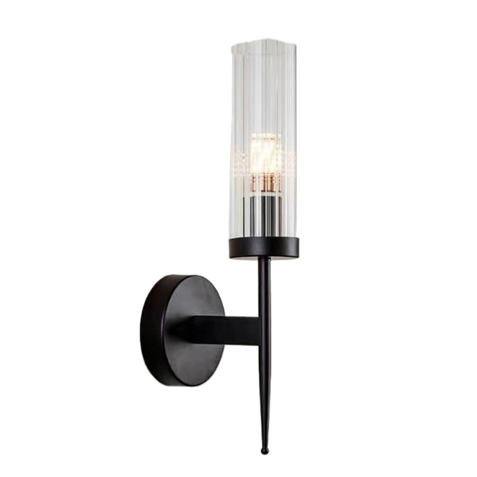 Lámpara Led de pared dorada europea de 5W for decoración del hogar, dormitorio, sala de estar, candelabro Interior de pasillo de cristal de Metal ligero (Color : A, Size : 5W)