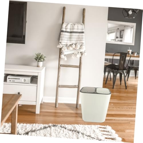 Cubo de basura para cocina y baño con diseño rectangular estético de 30L 7