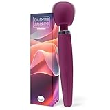 Deluxe Vibrator - Duschfest & Kabellos mit 5 Vibrationsmodi & 4 Intensitätsstufen, Silikon Sex...