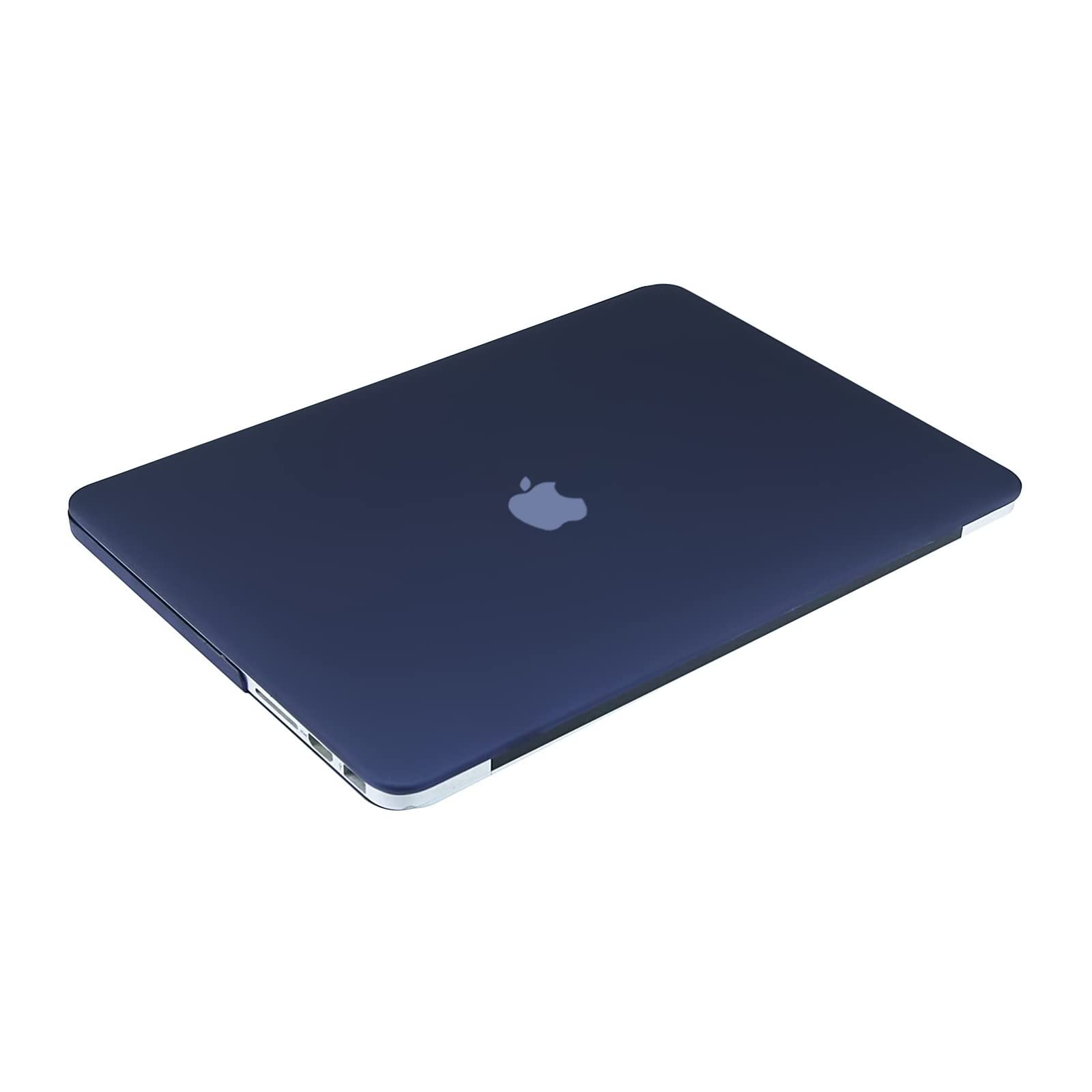 MOSISO Case Only Compatible with MacBook Pro Retina 13 inch (Models: A1502 & A1425) (Older Version Release 2015 - end 2012), Plastic Hard Shell Case & Keyboard Cover & Screen Protector, Navy Blue