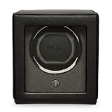 Top 10 Best Budget Watch Winder Options for Enthusiasts 2 Wolf Cub Single Watch Winder with Glass Cover, Black - Secure Fit with Patented Lock-in Dynamic Cuff - Accommodates All Wrist Sizes - Vegan Leather - Includes Universal Adapter