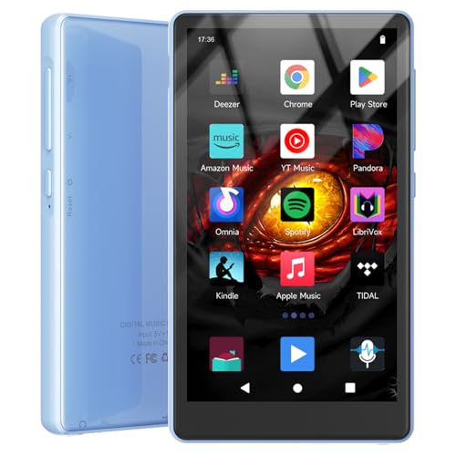 160GB MP3 Player with Bluetooth and WiFi, Android MP3 Player with Spotify, MP4 Player with 4.5-inch HD Touchscreen, Google Play, Amazon Music, Pandora,Player for Kids，Uninstall and Install app