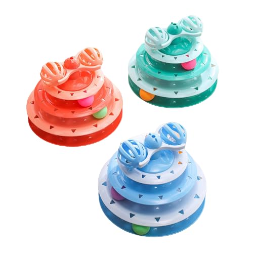 PSK PET MART Interactive Cat Toy Roller with 4 Levels and 3 Colorful Balls - Promotes Mental and Physical Exercise for Kittens Multicolor (B0CL6ZX4JH) Amazon Price History, Amazon Price Tracker