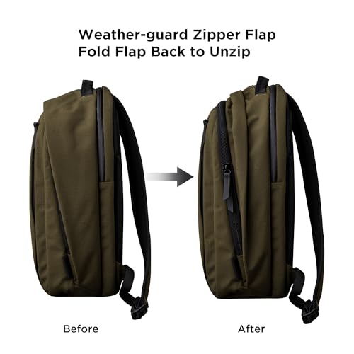 ALPAKA Metro Backpack Pro and Zip Pouch Pro - Fits 15.6" Laptop Business Travel Backpack with YKK Zippers, MOD Key Leash & Luggage Pass-through, Slim Zipper Wallet with RFID Blocking, ID Card Holder3