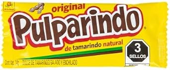 Pulparindo - Pulparindo Original Mexicano - Boemy by De La Rosa – Chuches – Caramelos – Bocadillo de Tamarindo - 20 piezas 14gr.