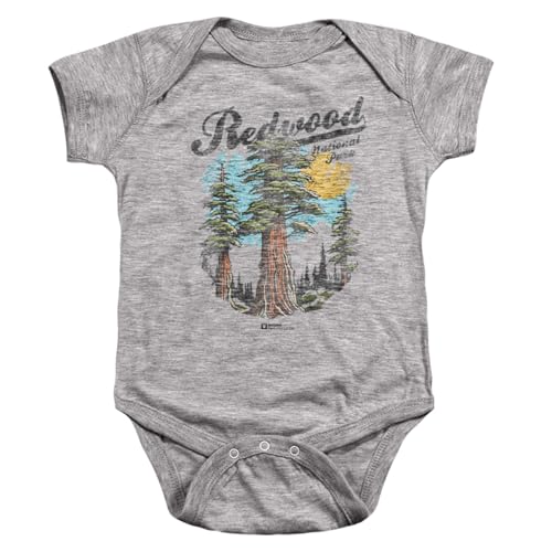 Redwood National and State Parks Vintage Unisex Infant Snap Suit for Baby