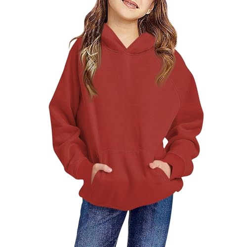 Girls Sweatshirt Cute Raglan Long Sleeve Oversized Hoodie Color Block Hooded Sweatshirts Y2K Fall Pullover Tops Pocket
