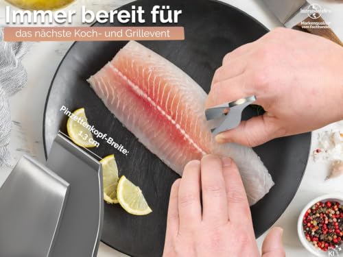 Foto von Grätenzange Profi-Qualität aus Edelstahl