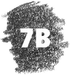 Miniatura 5 de Staedtler Mars Lumograph 7B Lápiz de dibujo de grafito, suave, resistente a la rotura, 12 unidades, 100-7B