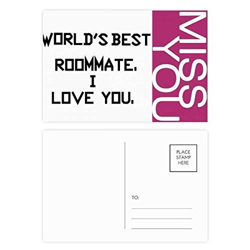 Jeu de cartes postales DIYthinker Monde meilleur 20 pièces en version multicolore