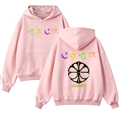 Genérico Jersey con Capucha Lemonade Sudaderas Cálidas Prendas De Vestir Polares Hombres Mujeres Sudadera con Capucha(Pink-Thick,S)