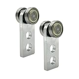SIWOOD 2 Wheel Trolley Assembly Rollers, Two Bearing Trolley Assembly for 1-5/8' Wide and All 1-5/8' or Taller Strut Channel, Trolley Roller Garage Pulley System Hoist System (2 PCS)