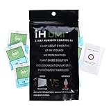 IHUMI 49% Humidity Packs, 2-Way Humidity Control Packs,for Flower,Wood Instruments,64 Gram-4 Pack