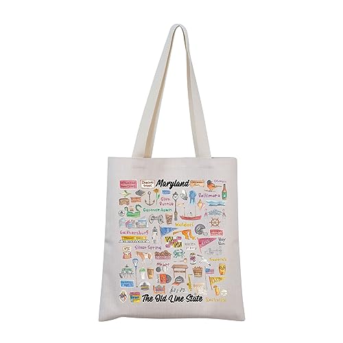 Bolso tote de viaje MINIGIU Maryland - Regalo para bienvenida a Maryland miniatura 1