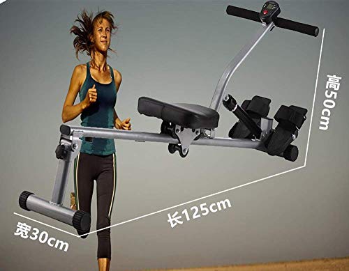 Image of Foldable Rowing Machines Rowing Machine Foldable Indoor Rower Exercise Equipment with 12-Level Quiet Magnetic Resistance for Cardio Exercise Workout at Home and Studio