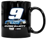 R and R Imports Nascar #9 Chase Elliott 12 oz Ceramic Coffee Mug (1, Black)
